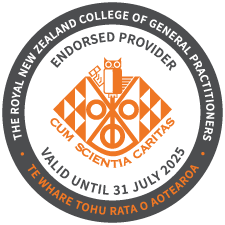 RNZCGP endorsed logo